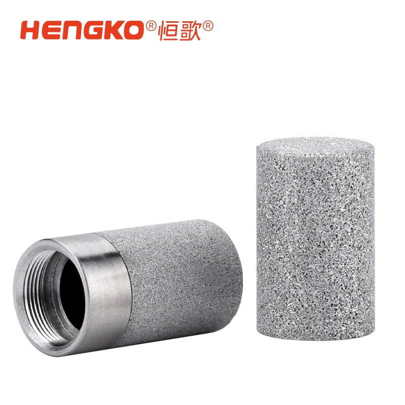 耐高溫耐腐蝕透氣微孔螺紋316L不銹鋼燒結(jié)保護(hù)罩具體應(yīng)用！